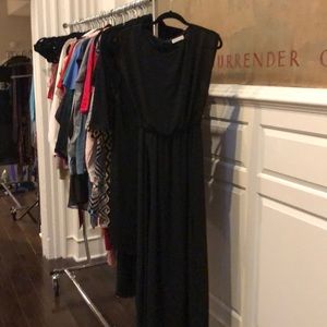 Black chiffon maxi dress ❤️